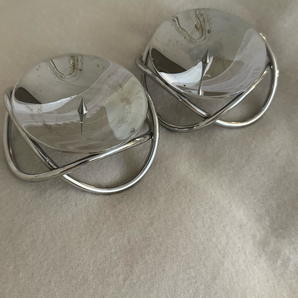 Georg Jensen Modernist Candle Holders (Set of 2) – Denmark